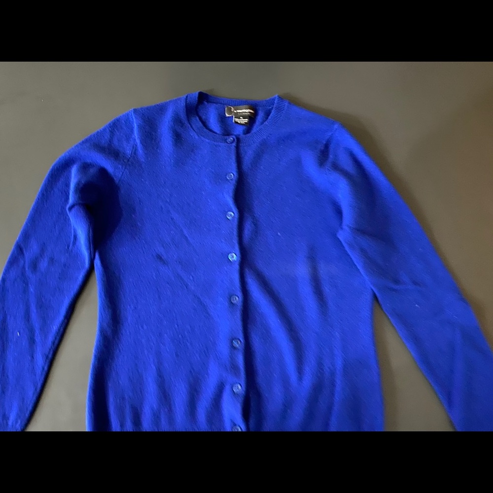 Royal Blue Cardigan Sweater - Bloomingdales